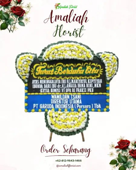 Papan Bunga Duka Warungasem